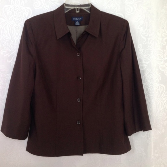 Ann Taylor Jackets & Blazers - Ann Taylor Silk Jacket EUC